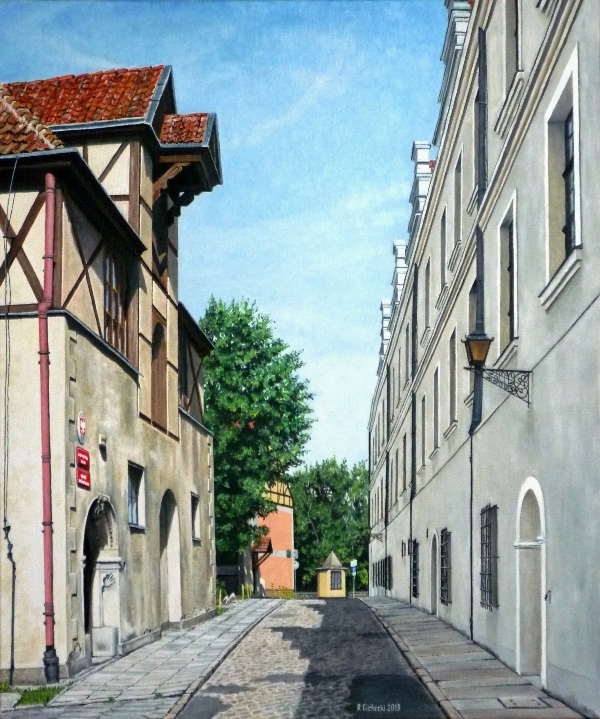 Ulica Rycerska , 60 x 50 , olej.JPG