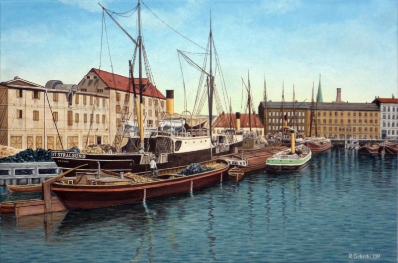 asztownia 3 (Kanał Zielony) , 40 x 60 , olej.JPG