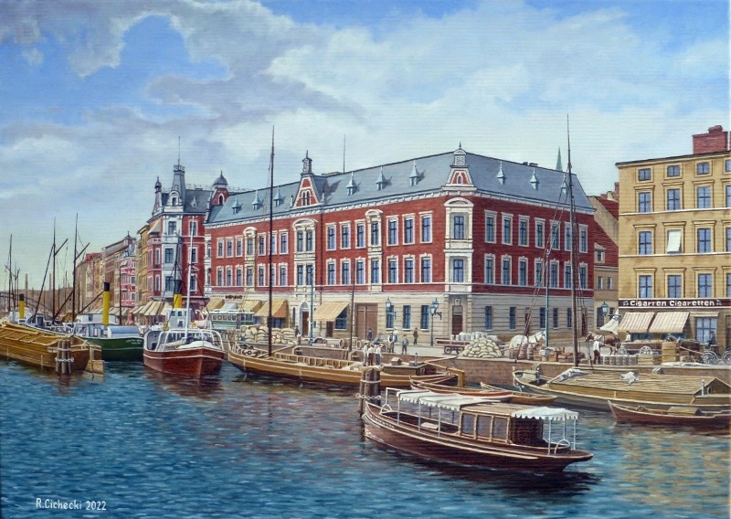 Szczecińskie Bulwary 9  [Stettin (1910). Blick von der Baumbrücke] - 800.JPG
