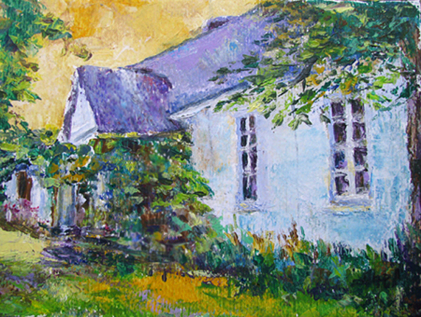 Dworek Dąbrowa nad Czarną akryl 24x32   2010.jpg
